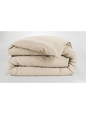 Housse de couette 1 personne - flanelle douce et chaude - candice