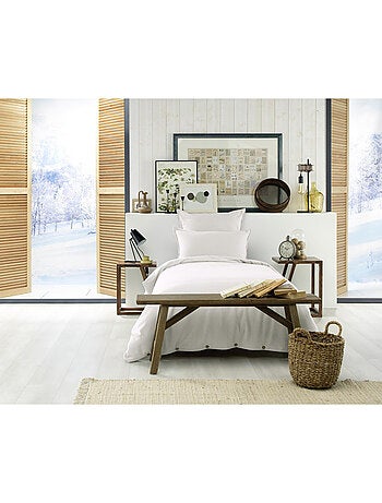 Housse de couette 1 personne - flanelle douce et chaude - candice