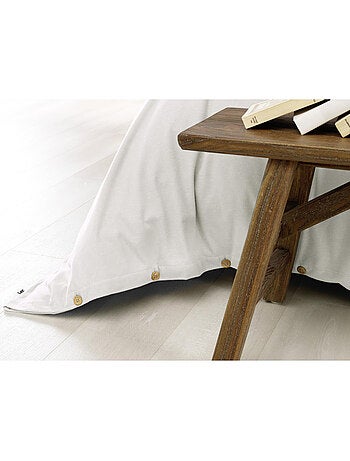 Housse de couette 1 personne - flanelle douce et chaude - candice