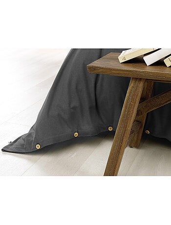 Housse de couette 1 personne - flanelle douce et chaude - candice