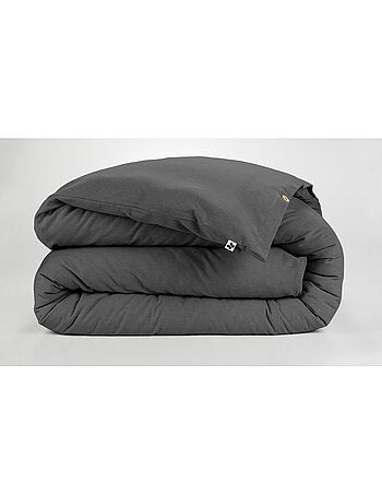 Housse de couette 1 personne - flanelle douce et chaude - candice