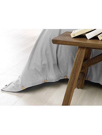 Housse de couette 1 personne - flanelle douce et chaude - candice