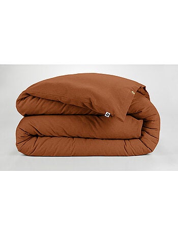 Housse de couette 1 personne - flanelle douce et chaude - candice