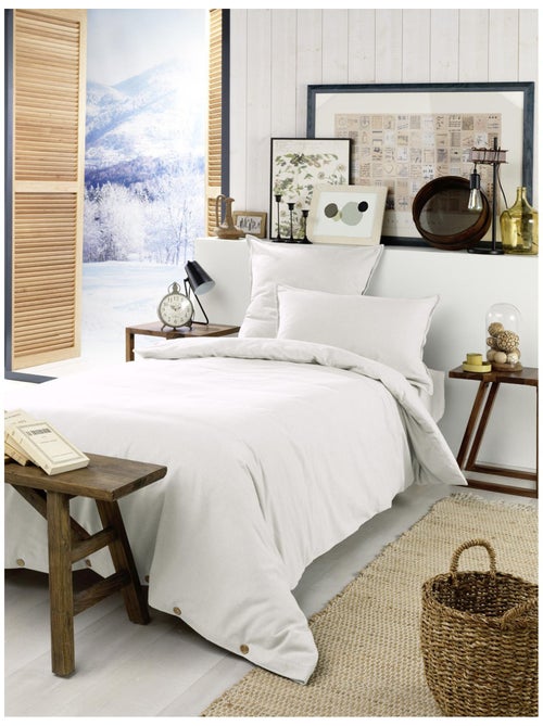 Housse de Couette 1 personne - Flanelle douche et chaude - Candice - Kiabi Housse de Couette 1 personne - Flanelle douche et chaude - Candice - Kiabi