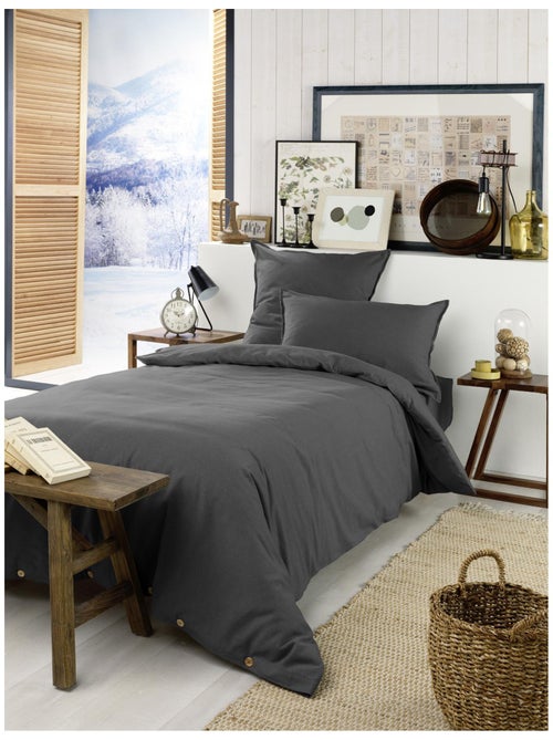 Housse de Couette 1 personne - Flanelle douche et chaude - Candice - Kiabi Housse de Couette 1 personne - Flanelle douche et chaude - Candice - Kiabi
