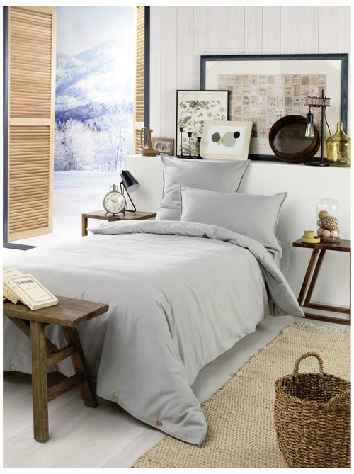 Housse de Couette 1 personne - Flanelle douche et chaude - Candice - Kiabi Housse de Couette 1 personne - Flanelle douche et chaude - Candice - Kiabi
