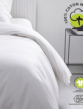 Housse de couette 1 place - 100% coton BIO