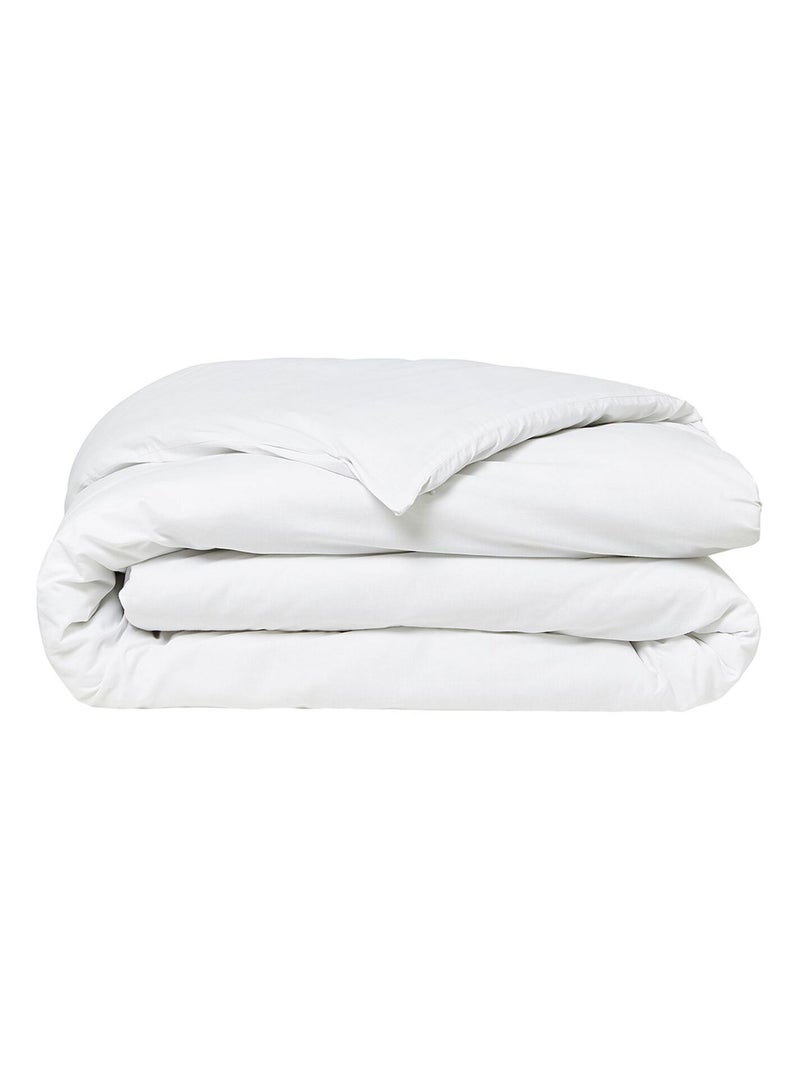 Housse de couette 1 place - 100% coton BIO Blanc - Kiabi