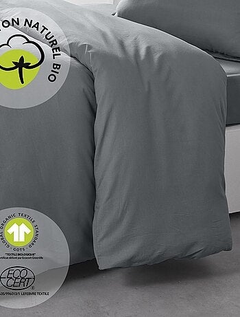 Housse de couette 1 place - 100% coton BIO