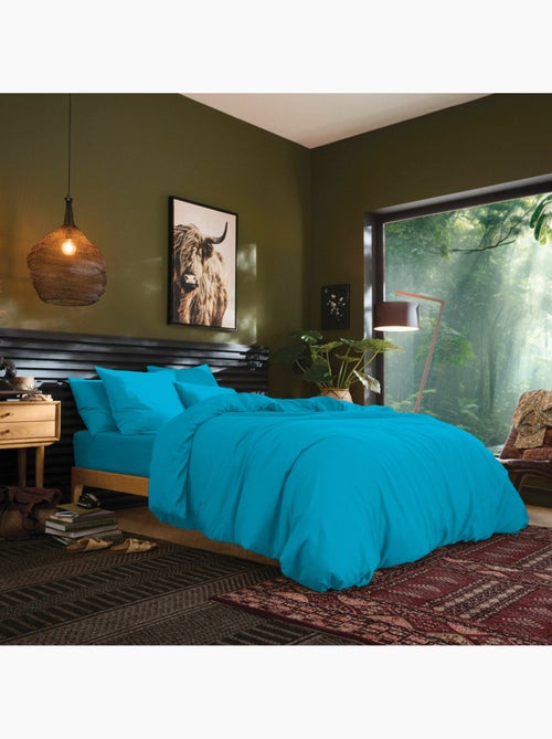 Housse de couette 1 place coton 57 fils - Kiabi