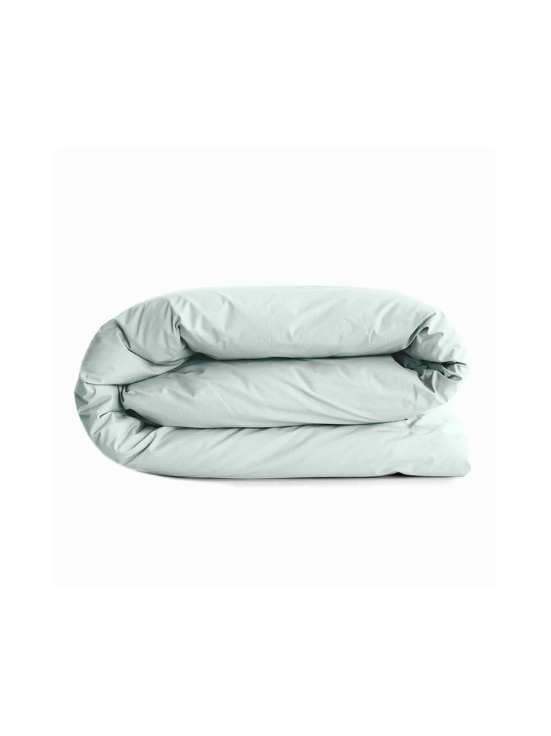 Housse de couette 1 place coton 57 fils Menthe - Kiabi