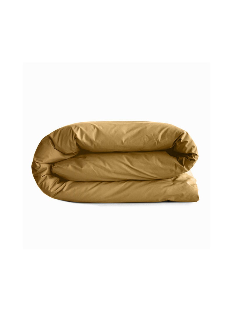 Housse de couette 1 place coton 57 fils Miel - Kiabi