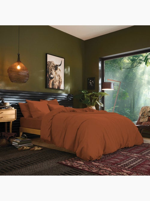 Housse de couette 1 place coton 57 fils - Kiabi