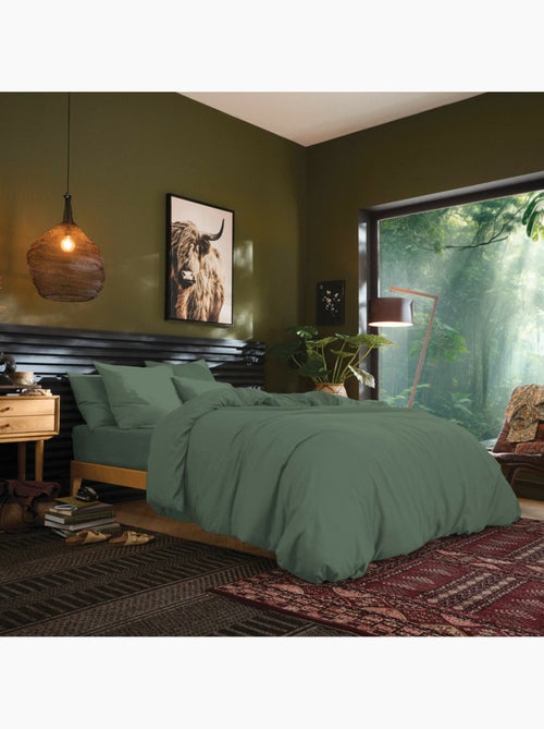 Housse de couette 1 place coton 57 fils - Kiabi