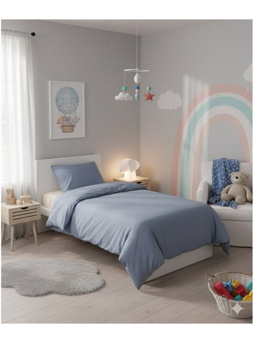 Housse de couette + 1 taie 140 x 200 cm Lilie - Kiabi