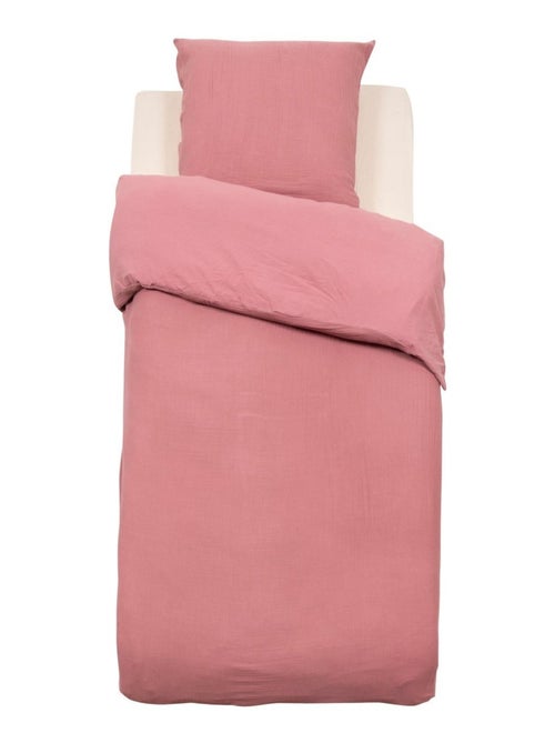 Housse de couette + 1 taie 140 x 200 cm Lilie - Kiabi