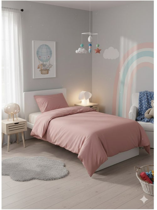 Housse de couette + 1 taie 140 x 200 cm Lilie - Kiabi