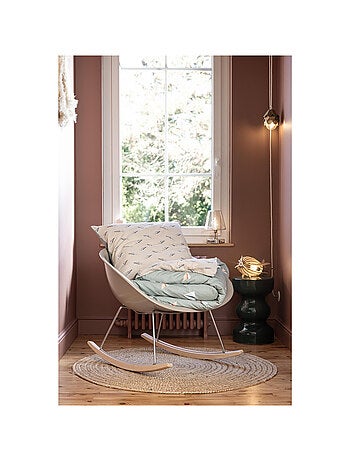 Housse de couette + 1 taie d’oreiller – Coton 57 fils – Petits Papiers