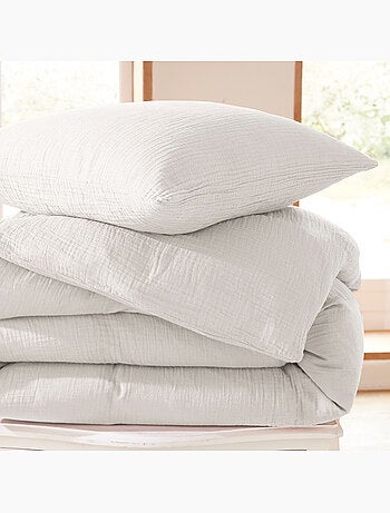 Housse de Couette + 1 Taie – Gaze de Coton – Avy