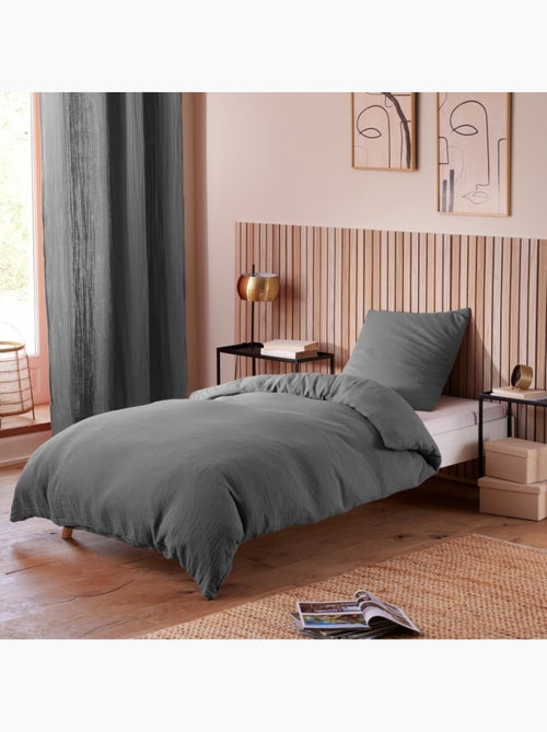 Housse de Couette + 1 Taie – Gaze de Coton – Avy - Kiabi
