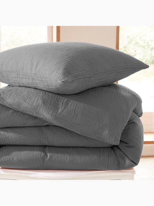 Housse de Couette + 1 Taie – Gaze de Coton – Avy - Kiabi