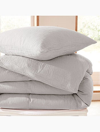 Housse de Couette + 1 Taie – Gaze de Coton – Avy