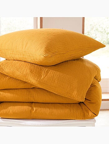 Housse de Couette + 1 Taie – Gaze de Coton – Avy