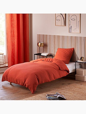 Housse de Couette + 1 Taie – Gaze de Coton – Avy