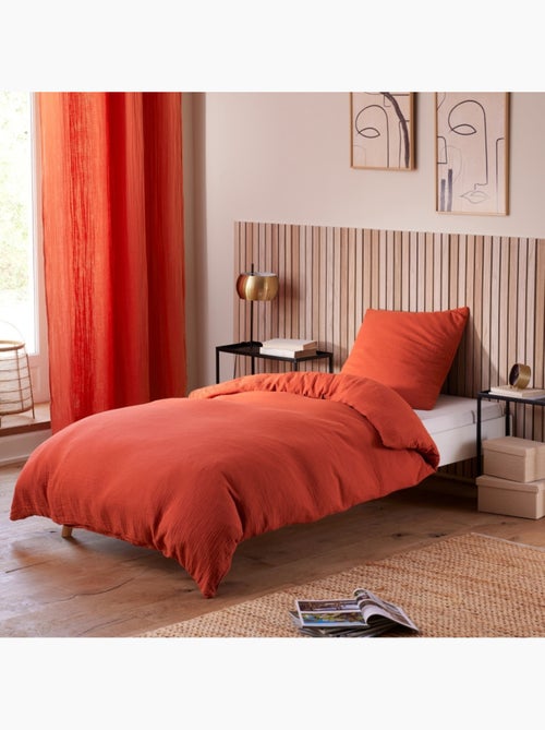 Housse de Couette + 1 Taie – Gaze de Coton – Avy - Kiabi