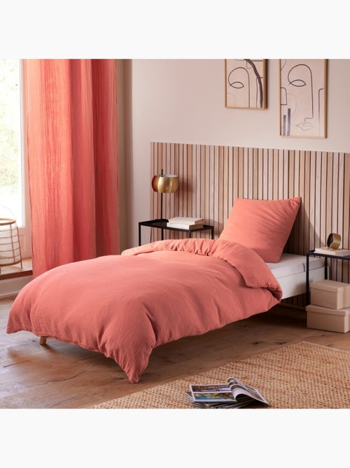 Housse de Couette + 1 Taie – Gaze de Coton – Avy - Kiabi