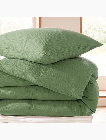 Housse de Couette + 1 Taie – Gaze de Coton – Avy