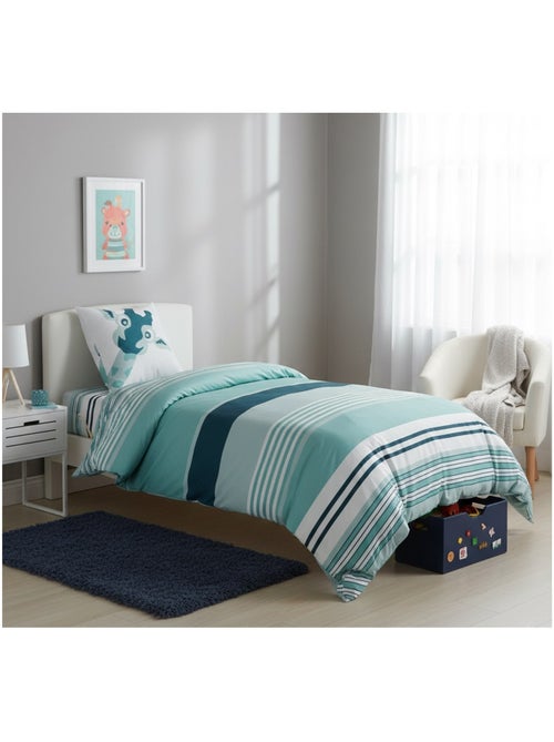 Housse de couette + 1 taie Jolie Girafe - Kiabi