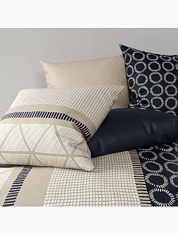 Housse de couette 100% coton 57 fils + taie(s) d'oreiller