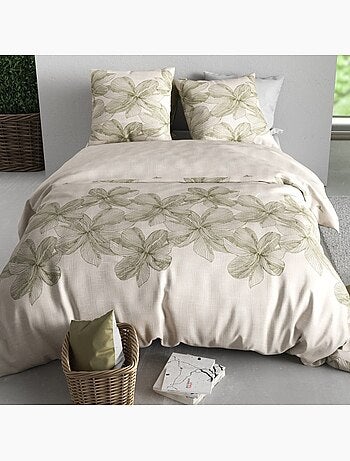 Housse de couette 100% coton 57 fils + taie(s) d'oreiller