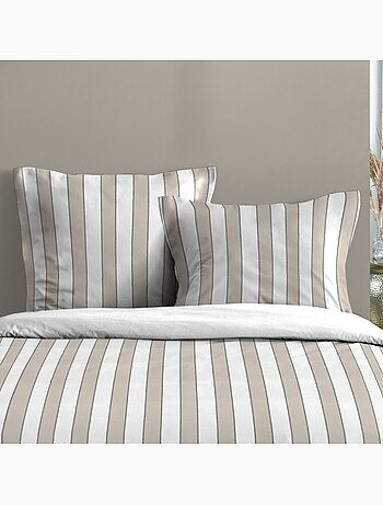 Housse de couette 100% coton 57 fils + taie(s) d'oreiller