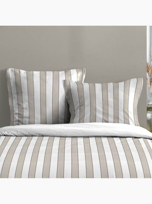 Housse de couette 100% coton 57 fils + taie(s) d'oreiller - Kiabi