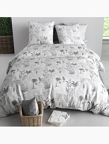 Housse de couette 100% coton 57 fils + taie(s) d'oreiller
