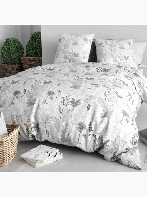 Housse de couette 100% coton 57 fils + taie(s) d'oreiller - Kiabi