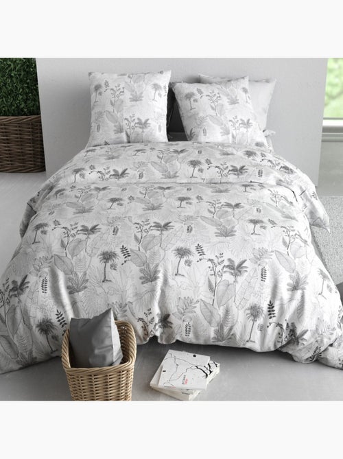 Housse de couette 100% coton 57 fils + taie(s) d'oreiller - Kiabi