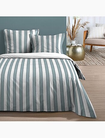 Housse de couette 100% coton 57 fils + taie(s) d'oreiller
