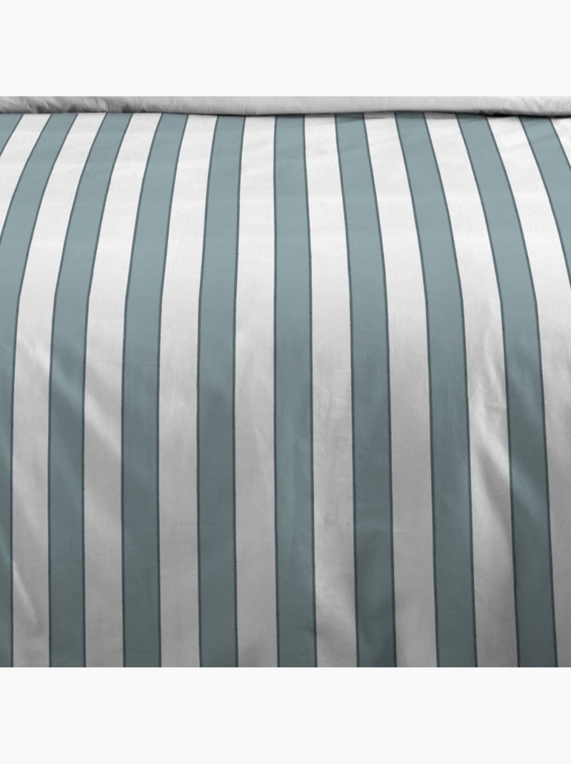 Housse de couette 100% coton 57 fils + taie(s) d'oreiller Bleu - Kiabi