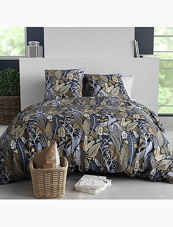 Housse de couette 100% coton 57 fils + taie(s) d'oreiller