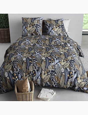 Housse de couette 100% coton 57 fils + taie(s) d'oreiller