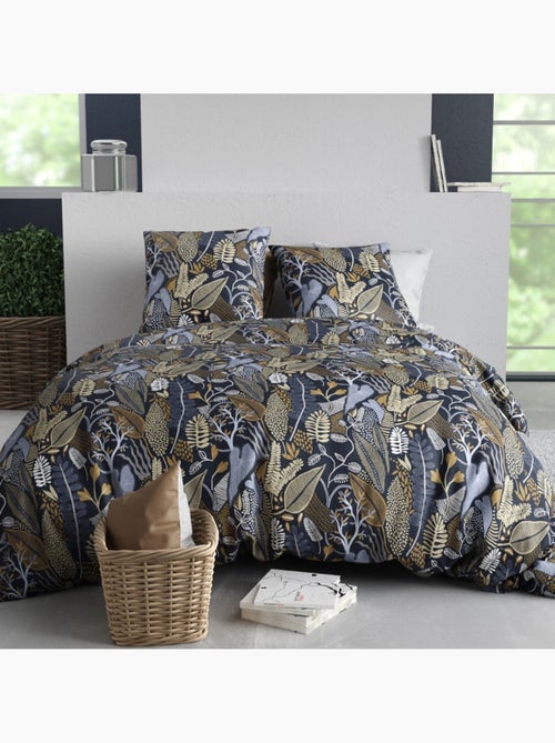 Housse de couette 100% coton 57 fils + taie(s) d'oreiller - Kiabi