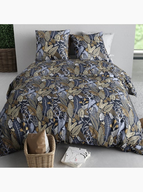 Housse de couette 100% coton 57 fils + taie(s) d'oreiller - Kiabi