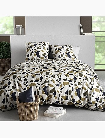 Housse de couette 100% coton 57 fils + taie(s) d'oreiller