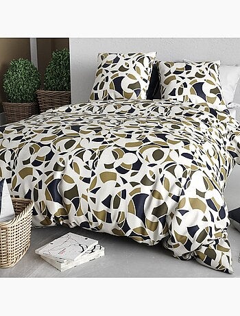 Housse de couette 100% coton 57 fils + taie(s) d'oreiller