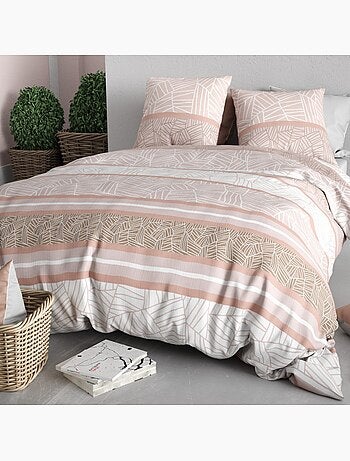 Housse de couette 100% coton 57 fils + taie(s) d'oreiller