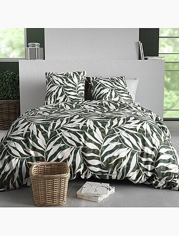 Housse de couette 100% coton 57 fils + taie(s) d'oreiller