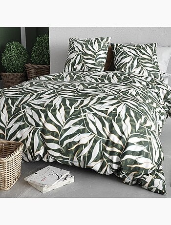 Housse de couette 100% coton 57 fils + taie(s) d'oreiller